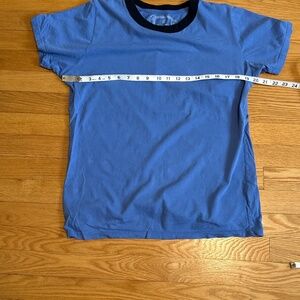 Cornflower blue ringer big bud t-shirt